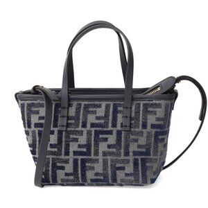 Fendi Handbag Roll Mini Blue